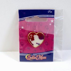 Sailor Moon Sailor Mars Heart Silhouette Enamel Pin